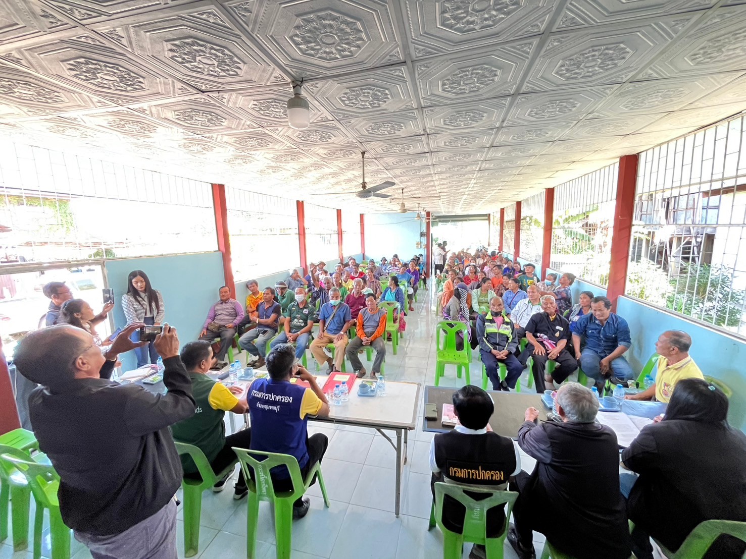 กิจกรรมการประชาคมรับฟังความคิดเห็น เพื่อแก้ปัญหา กรณีการบุกรุกที่สาธารณประโยชน์(ที่ทำเลเลี้ยงสัตว์คูแต้)